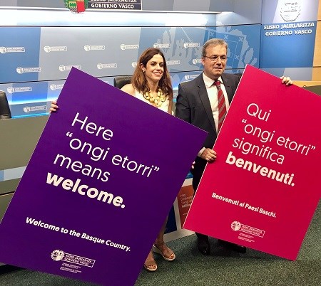 Campaña "Ongi etorri"