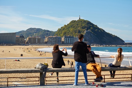 Familia bat Donostian. Copy: Donostia Turismo